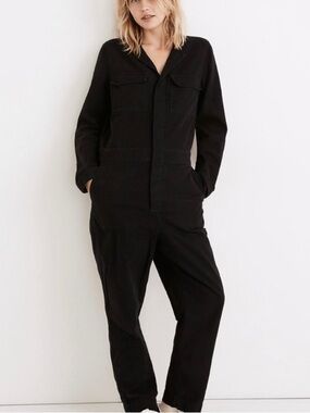 Madewell Signature Coverall Jumpsuit: Black